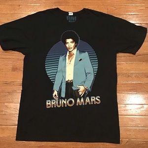 Bruno Mars The Moonshine Jungle Tour 2013 Black Concert T-Shirt Sz M